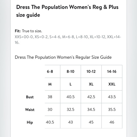 Dress the Population - Sandra Gown - Off White - NWT Size Large - Picture 5 of 5